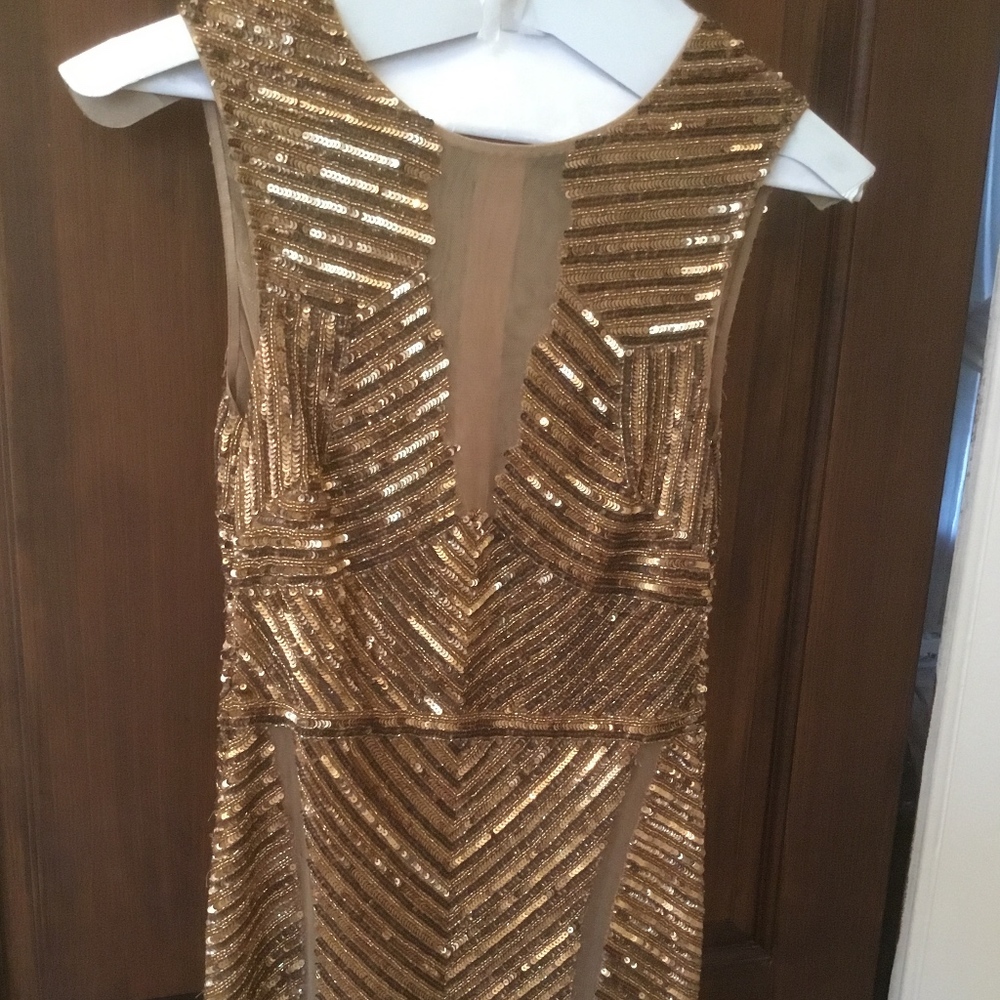 X BY NBD MATILDA EMBELLISHED MINI DRESS SIZE XS